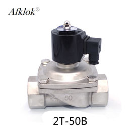 Stainless Steel 2 inch Normally Clsoed Helium Gas Solenoid Valve 220V