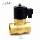 1-1/2" High temperature 24v dc solenoid valve for water steam