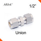 Compression Stainless Steel 316 Double Union Fitting