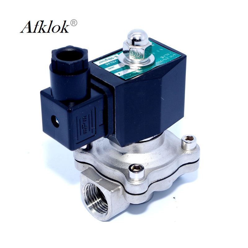 Low Voltage Gas Water Control Valve , 20CST Electric Valve For Water Flow