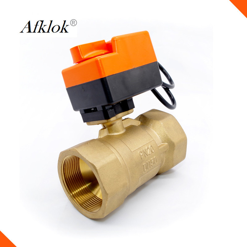 Brass Pneumatic 2 Way Control Valve , High Pressure Ball Valve For Air