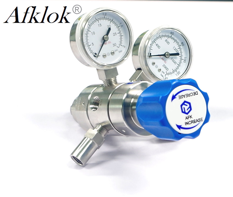 1/4" NPT 316L 3000PSI Stainless Steel Pressure Regulator