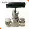 NV Stainless Steel Ball Valve 1/8'' 1/4'' 1/2'' Manual Power For Flow Control
