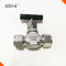 NV Stainless Steel Ball Valve 1/8'' 1/4'' 1/2'' Manual Power For Flow Control