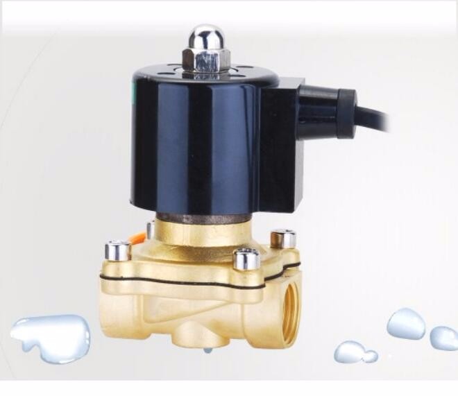 2 Way Underwater Solenoid Valve 220V AC 1/2 Inch Medium Temperature Durable