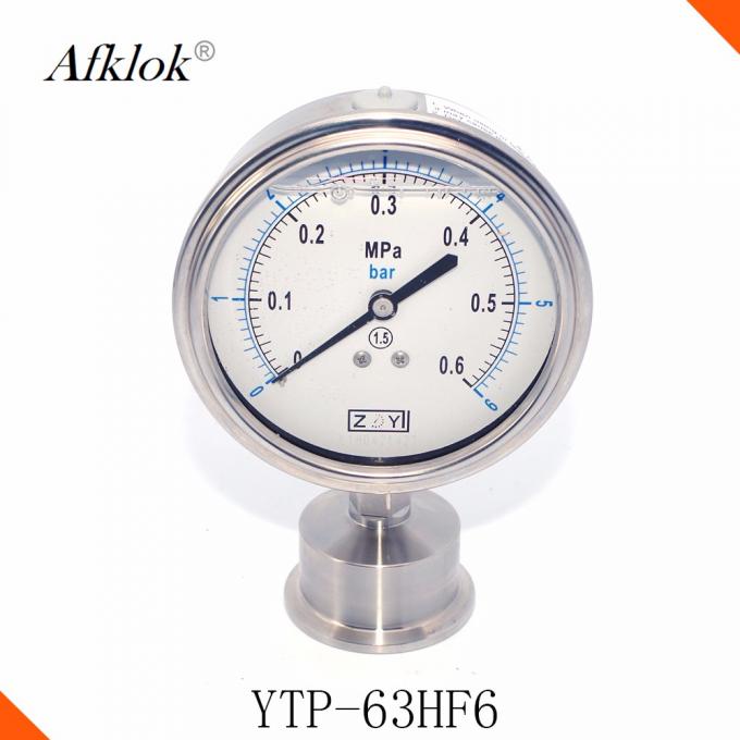Digital Lpg Gas Pressure Gauge With Diaphragm Stainless Steel Sanitary Application