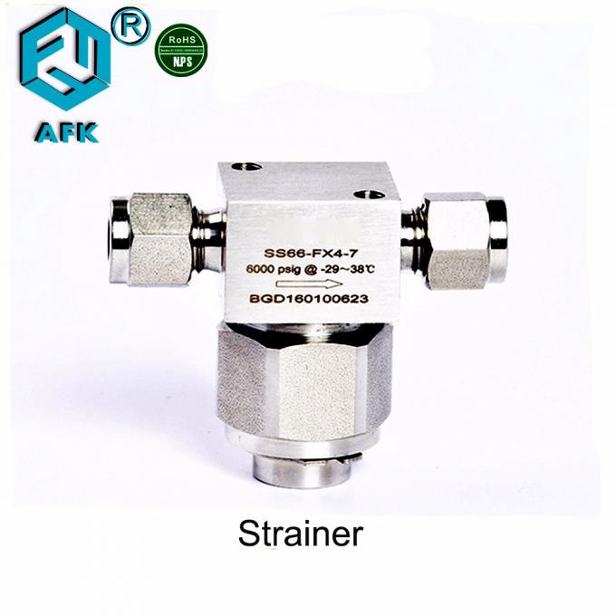 Tee Type Air Compressor Check Valve 6000Psi High Pressure 2μm40μm