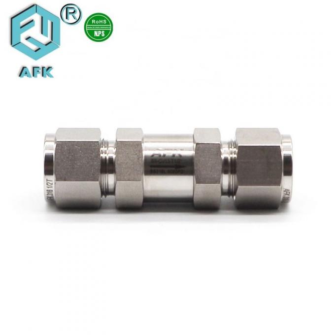 High Pressure Air Compressor Check Valve Stainless Steel One Way Fuel Check Valve 6mm OD