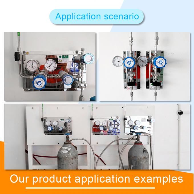 200 Bar Gas Cylinder Regulator Fittings Stainless Steel PRV With 63mm