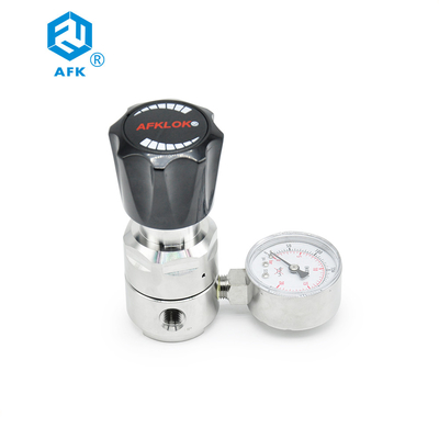 Adjustable Propane Air Pressure Regulator Stainless Steel 316L Industrial Gas Regulator