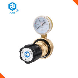 Inlet 1/4&quot; NPT Brass Single Stage Oxygen Pressure Regulator with Outlet Gauge