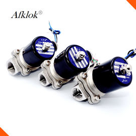NPT Female Water Solenoid Valve Direct Acting Applied To Air Water Oil Steam