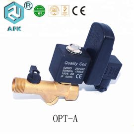 Brass Water Solenoid 0.2~1.6Mpa , High Pressure Air Auto Drain Valves With Timer