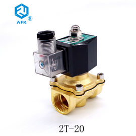 Brass Control Valve 3/4&quot; Low Pressure AC 220v Lpg Gas Solenoid Valve