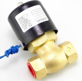 180 Degree Steam Flow Control Valve 1.6Mpa 12V DC 2 Way With Thread Connector