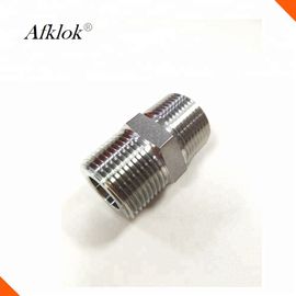 1/8&quot; 1/4&quot; 3/8&quot; 1/2&quot; 3/4&quot; 1&quot; Double Male NPT Stainless Steel 316 Nipple connector Pipe Fittings For Water Oil And Gas