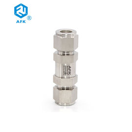 Stainless Steel Fuel Line Check Valve , One Way Spring Loaded Check Valve