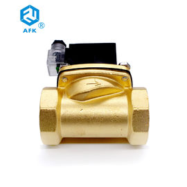SS316 Lpg Gas Solenoid Valve Forging Brass 1/2&quot; Without Pressure To Open