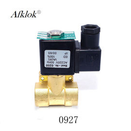Normally Closed High Pressure Air Solenoid Valve 16 Bar For Gas / Water / Oil