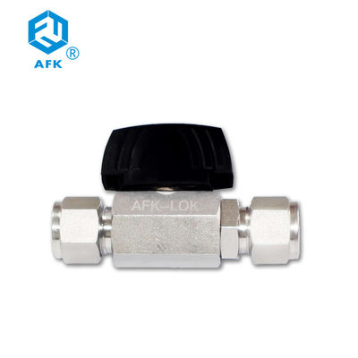 Stainless Steel Two Piece Ferrule Ball Valve AFK Threaded