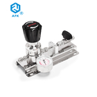 Stainless Steel Secondary Gas Regulator Low Pressure 2.5MPa With Panel / Ball Valves
