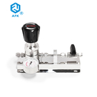 Stainless Steel Secondary Gas Regulator Low Pressure 2.5MPa With Panel / Ball Valves