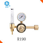 G5/8" Connect Brass Single Stage CO2 Gas Pressure Regulator With Flow Meter