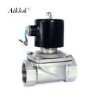 Stainless Steel 2 Way Normal Closed 1.5  inch Water Solenoid Valve