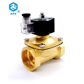 Diaphragm Normally Closed 2 inch Water Brass Solenoid Valve 220 volt