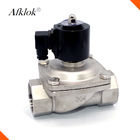 1 1/2" Stainless Steel Normally Closed Solenoid Valve 12v
