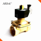 Brass 2/2 way 3/4 inch hydraulic normally closed water solenoid valve 12v