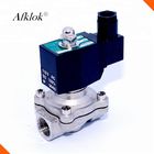 Normally Closed 1/2 inch Stainless Steel Electric Solenoid Valves DC 12V