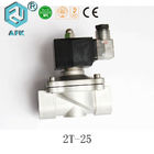 Stainless Steel 1 inch 2 Position 2 Way Gas Solenoid Valve 220v