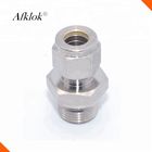 Stainless Steel Male NPT Connector Union SS316 Screwed Tube Fittings