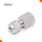 Stainless Steel 316 Forged Pipe Fittings Female NPT Compression Tube fitting