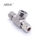 AFK-1/4" 3/8" 1/2" 3/4" Stainless Steel Tube Fittings Union Tee With CE Approval