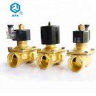 Normally Open Water Solenoid Valve Pilot Type Brass 2 Way For Water Gas Oil 11/2"