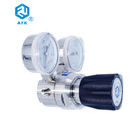 High Purity Stainless Steel Pressure Regulator Ones Stage Diaphragm Panel MountingWith Two Gauges