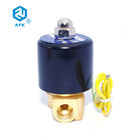 AFK Brass Water Solenoid Valve Air Water 1/4 Inch Normal Open NPT Male