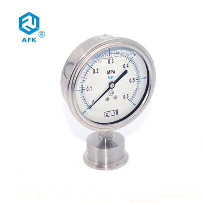 60kPa 3mm Dia Digital Gas Pressure Gauge Sanitary Diaphragm AFK