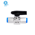 3000PSI Threaded Stainless Steel Ball Valve 1/4" NPT AFK SUS316 Two Way