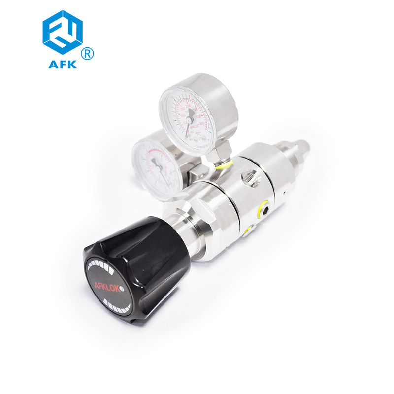 AFK R31 25MPa High Pressure Gas Regulator For Helium Chlorine Ammonia