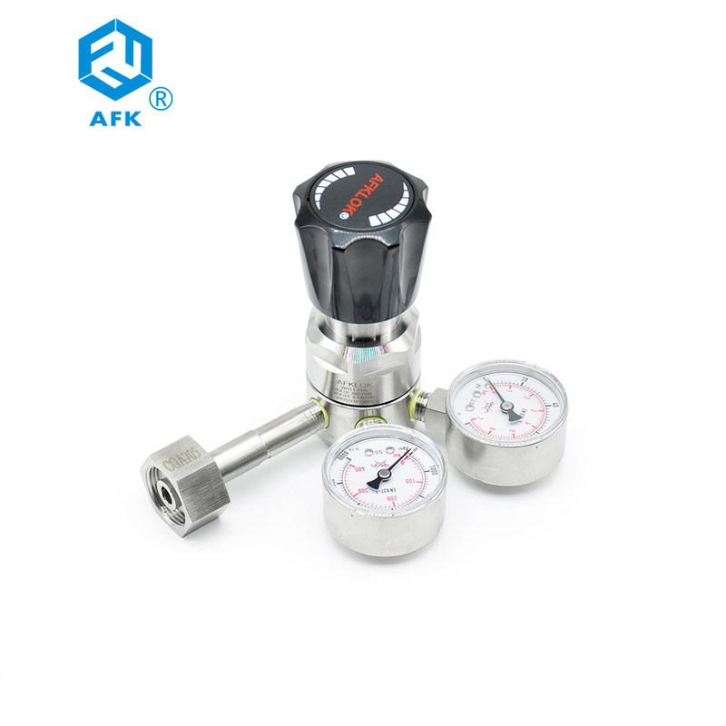 SS316 Single Stage Pressure Regulator Inline High Flow Pressure Regulator