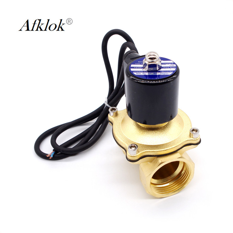 12 Volt Water Fountain Solenoid Valve 40mm With BSP Connector 010 Bar
