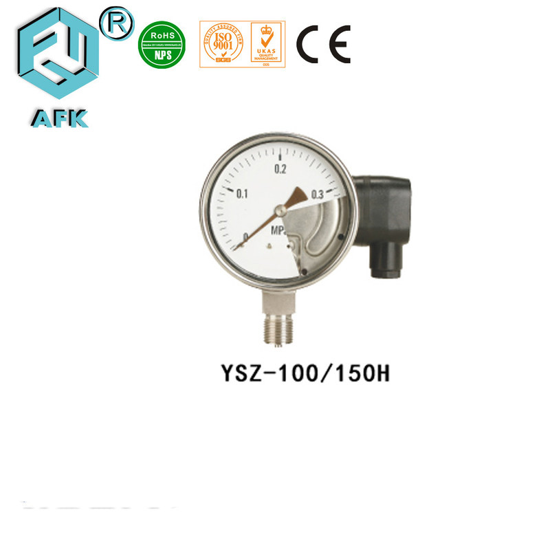 Low Voltage Gas Pressure Test Gauge Two Line Diameter 100/150mm