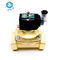 Brass Normally Closed 220V AC Natural Gas Solenoid Valve