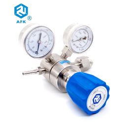 High Pressure Stainless Steel Dual Stage Hydrogen Gas Pressure Regulator