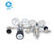 316L Inlet Stainless Steel Pressure Regulator 200 Bar Two - Stage Silvery White