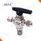 Forged Stainless Steel High Pressure 3 Way Gas Control Ball Valve