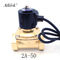 Brass Normally Closed 2 inch Waterproof Solenoid Valve 220V AC